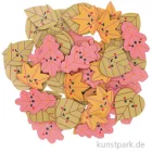 Artikelbild 1 des Artikels “Streudeko Blätter aus Holz, 48 Stück sortiert “