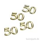 Artikelbild 1 des Artikels “Streuteile - Zahl 50, Größe 1,5 cm, Gold, 4 Stück “