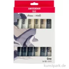 Artikelbild 1 des Artikels “Talens AMSTERDAM Acrylfarben Set mit 12 x 20 ml - Grautöne “