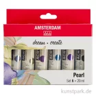 Artikelbild 1 des Artikels “Talens AMSTERDAM Acrylfarben Set mit 6 x 20 ml - Perlmutt “
