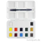 Artikelbild 1 des Artikels “Talens VAN GOGH Aquarell Pocket Box mit 12 halben Näpfen und Zubehör “