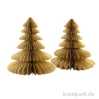Artikelbild 1 des Artikels “Tannenbäume aus Wabenpapier - Gold, 2 Stück “