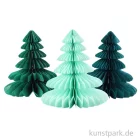 Artikelbild 1 des Artikels “Tannenbäume aus Wabenpapier - Grün, 3 Stück “