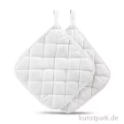 Artikelbild 1 des Artikels “Topflappen aus Baumwolle - Weiß, 20x20 cm, 4 Stück “