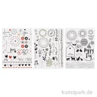 Artikelbild 1 des Artikels “Transfer Rub On 3D -  Happy Day, verschiedene Designs, 3 Bogen “