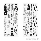 Artikelbild 1 des Artikels “Transferfolie Fische, Boote, Leuchtturm, verschiedene Designs, 2 Bogen “
