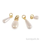 Artikelbild 1 des Artikels “Tropfen Charms, Gold, 6x8+6x12+8x16+10x14 mm, 4 Stück “