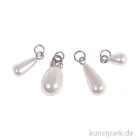 Artikelbild 1 des Artikels “Tropfen Charms, Silber, 6x8+6x12+8x16+10x14 mm, 4 Stück “