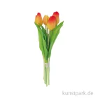 Artikelbild 1 des Artikels “Tulpenstrauß aus Kunststoff, 5er Set, 30 cm, Gelb Orange “