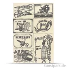 Artikelbild 1 des Artikels “Vintage Canvas Sticker - Näherei, selbstklebend “