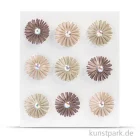 Artikelbild 1 des Artikels “Vintage Paper Blumen, 9 Stück sortiert “