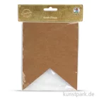 Artikelbild 1 des Artikels “Vintage Papierfähnchen - Gross aus Kraftpapier, 12 Stück “