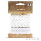 Artikelbild 1 des Artikels “Vintage Spitzenband - Weiß, 2,2 cm x 1 m, 2 Stück sortiert “
