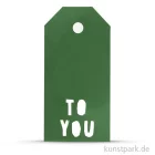 Artikelbild 1 des Artikels “Vivi Gade Geschenkanhänger - To You, 300g, 15 Stück 5x10 cm | Grün“