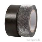 Artikelbild 1 des Artikels “Vivi Gade Motiv-Klebeband Washitape 15 mm - Set mit 2x5 m Schwarz “