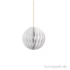 Artikelbild 1 des Artikels “Wabenpapier Kugel mit Hänger, Weiß, 8 cm, 4 Stück “