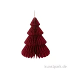 Artikelbild 1 des Artikels “Wabenpapier Tannenbaum mit Hänger, Bordeaux, 20 cm, 1 Stück “