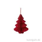 Artikelbild 1 des Artikels “Wabenpapier Tannenbaum mit Hänger, Rot, 10 cm, 4 Stück “