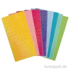 Artikelbild 1 des Artikels “Wachsfolie Glimmer in 8 bunten Farben, 10 x 5 cm “