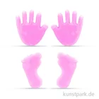 Artikelbild 1 des Artikels “Wachsmotiv - Babyfüße- und Hände, 4 Stück sortiert Babyrosa“