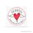 Artikelbild 1 des Artikels “Wachsmotiv - Schön dass es Dich gibt, 4,5 cm, 1 Stück “