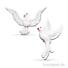 Artikelbild 1 des Artikels “Wachsmotiv - Taube bemalt, 2 Stück “
