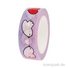 Artikelbild 1 des Artikels “Washi Tape - Chingu, Vögel + Herzen, 15 mm, 10 m Rolle “