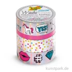 Artikelbild 1 des Artikels “Washi-Tape Hotfoil - IRISIEREND Silber, 4er Set, je 5 m “