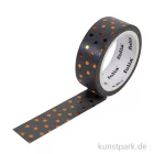 Artikelbild 1 des Artikels “Washi-Tape Hotfoil Kupfer Dots, 15 mm, 5 m Rolle “