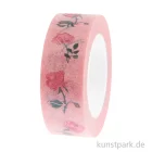Artikelbild 1 des Artikels “Washi Tape Rosen, 15 mm, 10 m Rolle “
