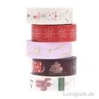 Artikelbild 1 des Artikels “Washi Tape Set - I love Christmas, Figuren, 5 Stück, je 10 m “