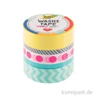 Artikelbild 1 des Artikels “Washi-Tape Set - NEON Pink Bunt, 5 Rollen, je 10 m “