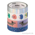 Artikelbild 1 des Artikels “Washi-Tape Set - PARTY ANIMALS, Hotfoil, 4 Rollen, je 5 m “