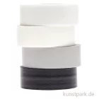 Artikelbild 1 des Artikels “Washi Tape Set - Schwarz & Weiß, 4 Stück, je 10m “