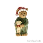 Artikelbild 1 des Artikels “Weihnachtsbär im Schlafanzug, Keramik, Grün, 6 x 5,7 x 12,6 cm “