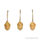 Artikelbild 1 des Artikels “Weihnachtshänger Eichel, Mangoholz, Natur/Gold, Sortiert, 5 x 6 x 5 cm “