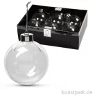 Artikelbild 1 des Artikels “Weihnachtskugel aus Glas, Durchmesser 7,9 cm, 6 Stück “