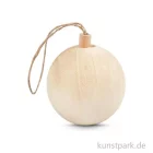 Artikelbild 1 des Artikels “Weihnachtskugel aus hellem Holz mit Aufhänger “