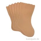 Artikelbild 1 des Artikels “Weihnachtsstrümpfe, Kraftpapier, 100g, 27,5 x 18 cm, 6 Stück “