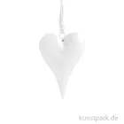 Artikelbild 1 des Artikels “Weißes Metallherz mit Aufhänger 8,2 x 12,3 x 2,2 cm“