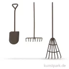 Artikelbild 1 des Artikels “Miniatur Werkzeug-Set aus Metall - Rost, 12 cm, 3-teilig “