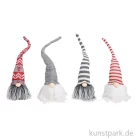 Artikelbild 1 des Artikels “Wichtel aus Textil, Grau / Rot / Weiß, Sortiert, 6 x 36 x 6 cm “