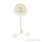 Artikelbild 1 des Artikels “Minigarten Willkommensschild - Weiß,14 cm “