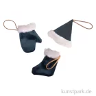 Artikelbild 1 des Artikels “Winteraccessoires zum Hängen - Mitternachtsblau, 6,5 x 8 cm, 3 Stück “