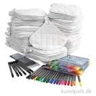 Artikelbild 1 des Artikels “XXL Set - 80 Topflappen mit 72 Textilmalstiften “