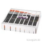 Artikelbild 1 des Artikels “XXL Set - Gold Line runde Synthetikpinsel, 84 Stück in der in Displaybox “