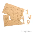 Artikelbild 1 des Artikels “Zahlen aus Pappe, 2 x 10 Nummern, Höhe 40 mm “