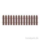Artikelbild 1 des Artikels “Mini Zaun aus Holz - Dunkelbraun, 25x6,5 cm “