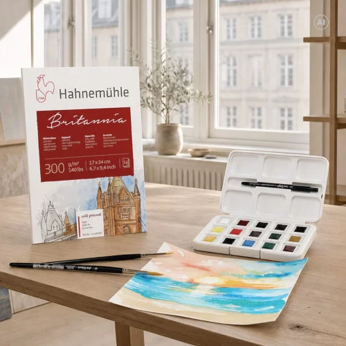 Artikelbild des Artikels “Aquarell Starter Set - Male Dein erstes schönes Bild “