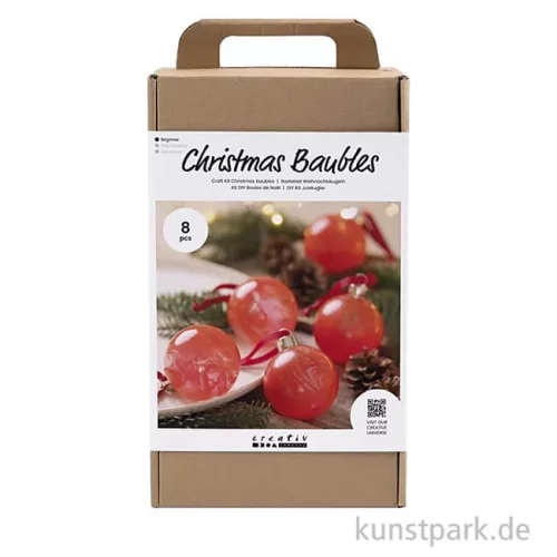 Artikelbild 1 des Artikels “Bastelset Weihnachtskugeln Marmorieren “